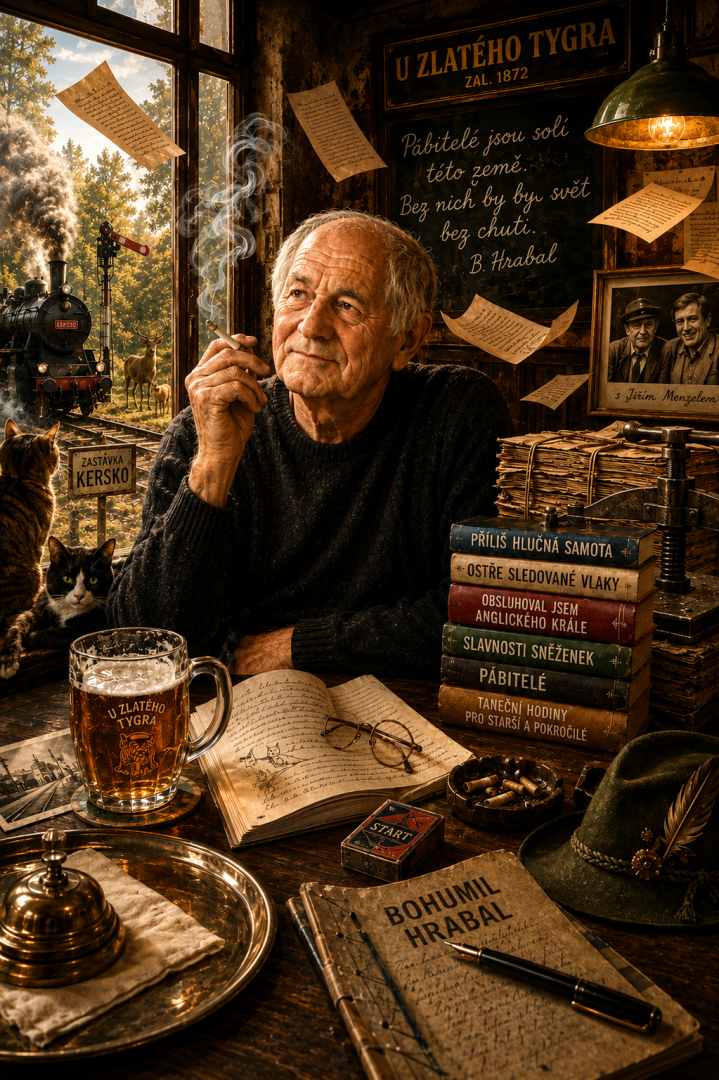 Bohumil Hrabal – spisovatel, který dokázal najít poezii v obyčejném životě