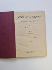 Vynálezy a pokroky, ročník XV, 1926 - populární časopis technický