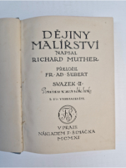 Dějiny malířství I. - III. díl (Dějiny malířského umění)